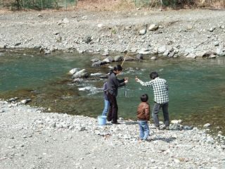 神之川キャンプマス釣り場の写真1