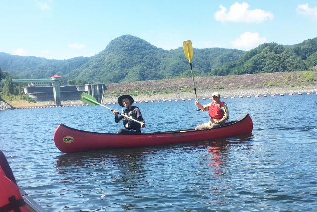 昇仙峡の紅葉を大満喫!荒川ダムカナディアンカヌー体験☆☆の写真1
