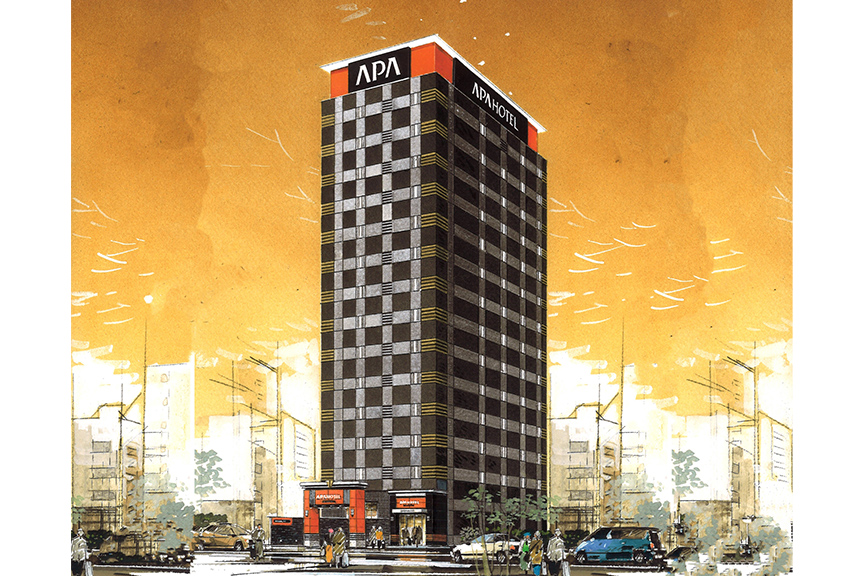 アパホテル〈上野稲荷町駅北〉の写真1