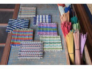 い草手織り体験 岡山ゲストハウスいぐさの写真1