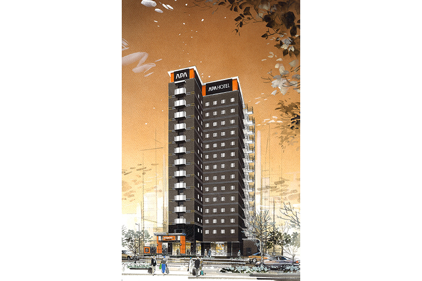 アパホテル〈駒込駅前〉の写真1