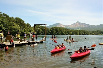 裏磐梯 桧原湖畔 松原キャンプ場の写真1