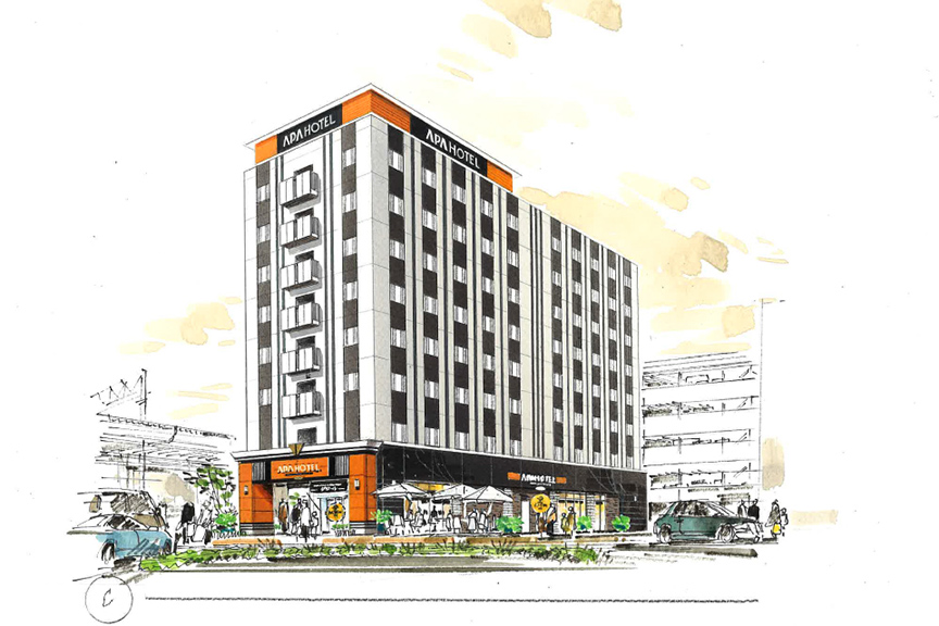 アパホテル〈埼玉東松山駅前〉の写真1