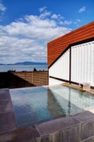 湯の児 海と夕やけ