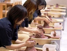 陶芸体験　八幡野窯　電動ろくろ体験
