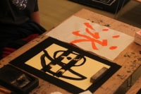 お寺でワークショップ・しんせんあーと