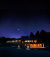 天然温泉露天風呂全室完備 満天の宿