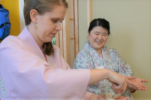 茶道体験 蓮の写真1