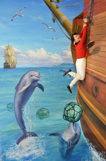 横浜トリックアートクルーズの写真1