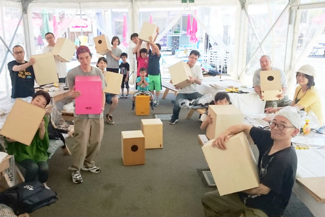ARCO カホン製作ワークショップの写真1