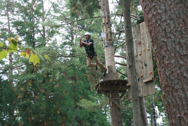 那須の森の空中アスレチック『NOZARU』の写真1