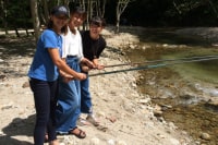 三依渓流つり場