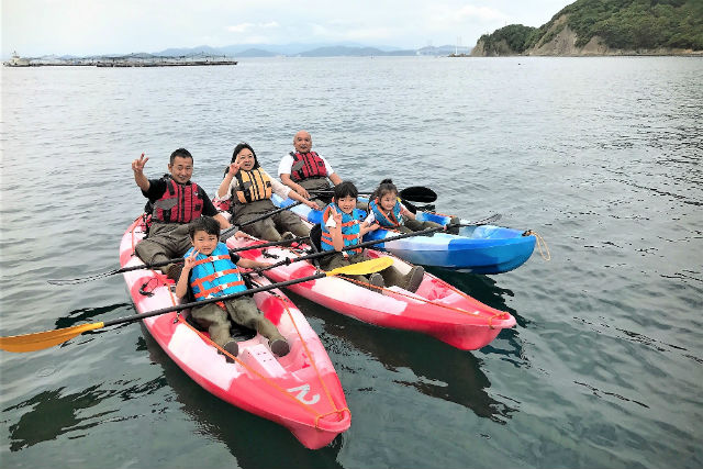 淡路じゃのひれアウトドアリゾート シーカヤックの写真1