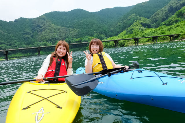 四万十川でSUPとカヌーのガイドツアー! withRIVERの写真1