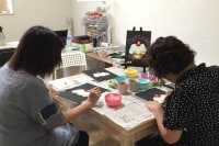 チョークアート教室 Happy Country♪