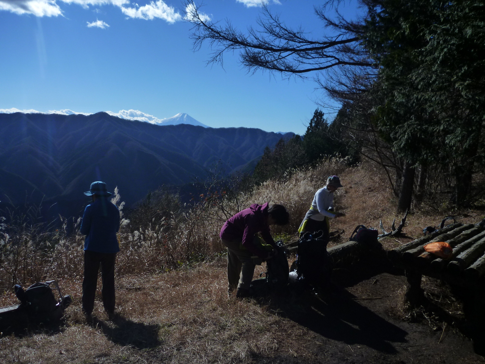 トレッキング体験　岳と森