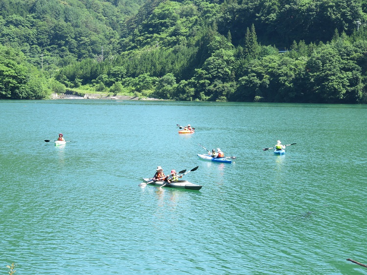おんたけ湖カヌーツーリング