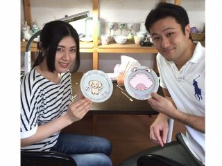 白山九谷色絵　遊