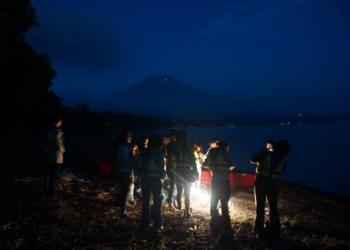 山中湖畔Eボート乗船場所