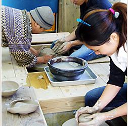 陶芸体験の写真1