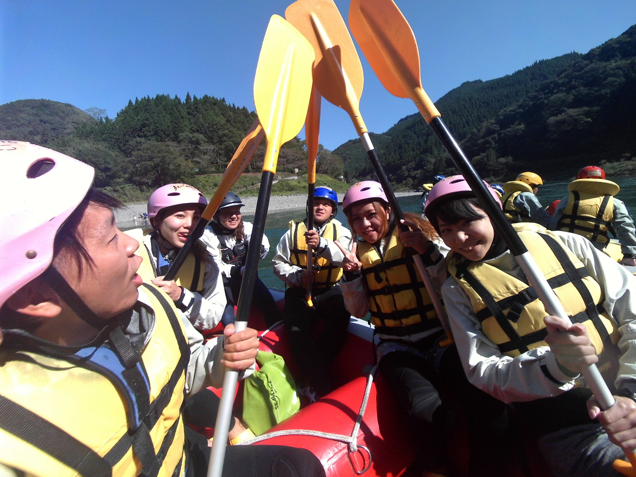 球磨川ラフティング　Againの写真1