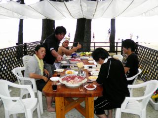 白ひげ浜　水泳・キャンプ場の写真1