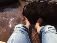 丸沼高原 天空の足湯