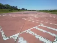 酒匂川左岸サイクリング場