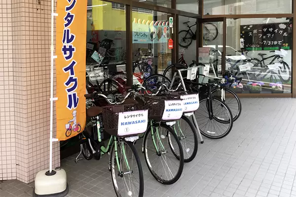 レンタサイクル サイクルショップ川崎商会の写真1
