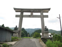 茅部神社石鳥居