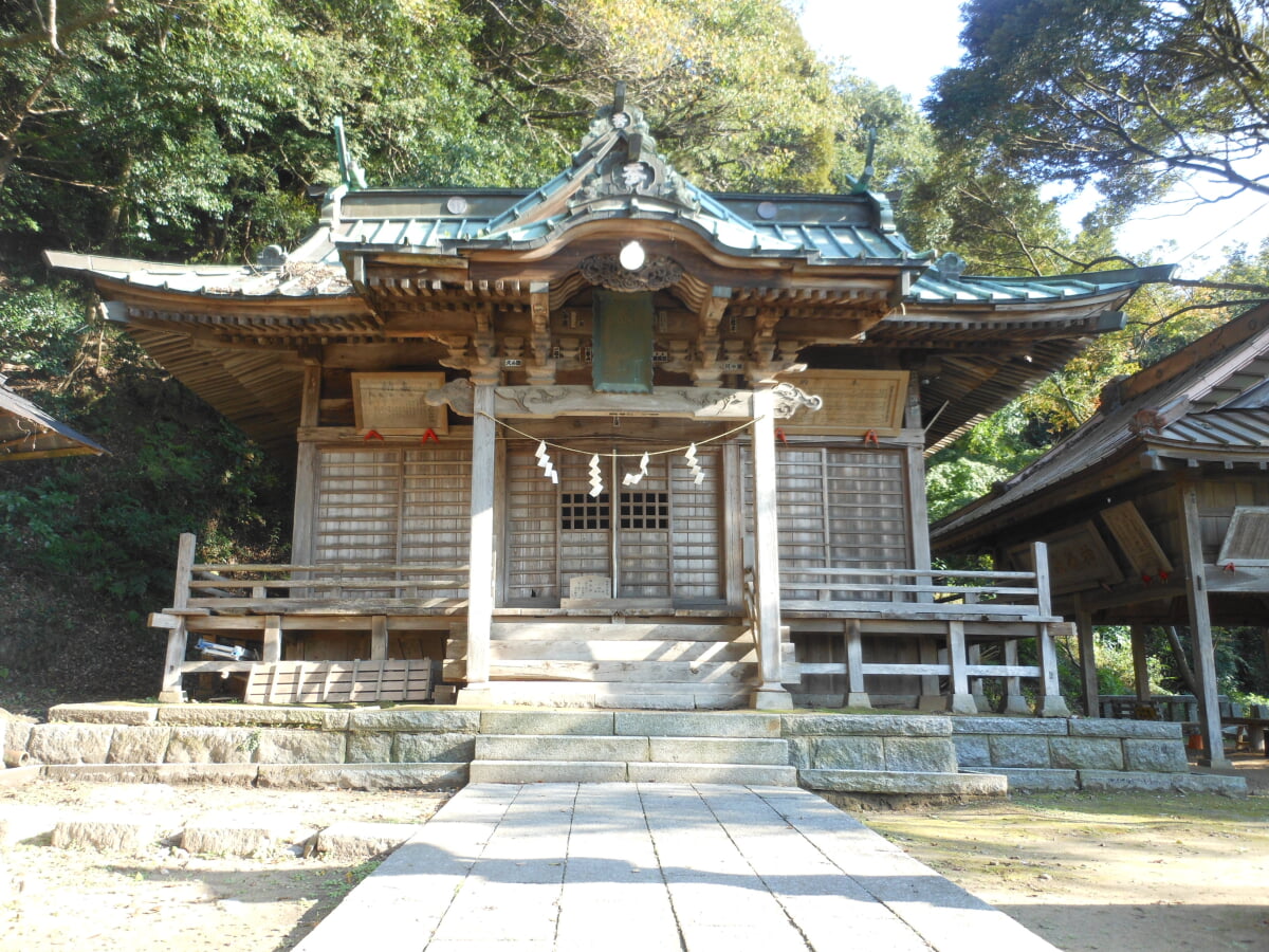 蚕影神社の写真1