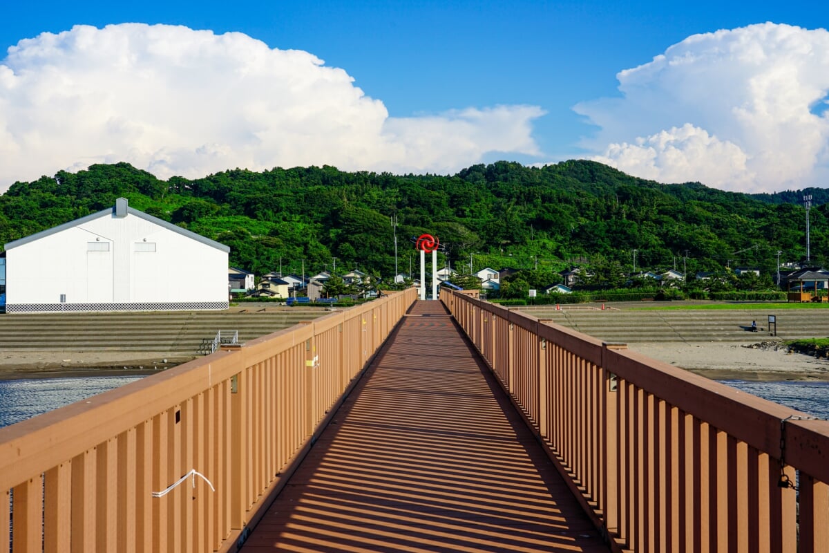 夕凪の橋の写真3