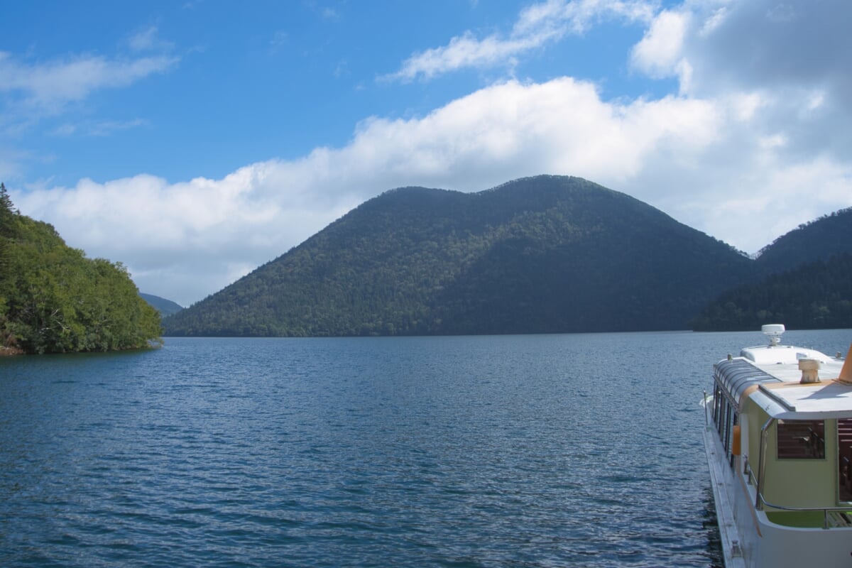 然別湖遊覧船の写真2