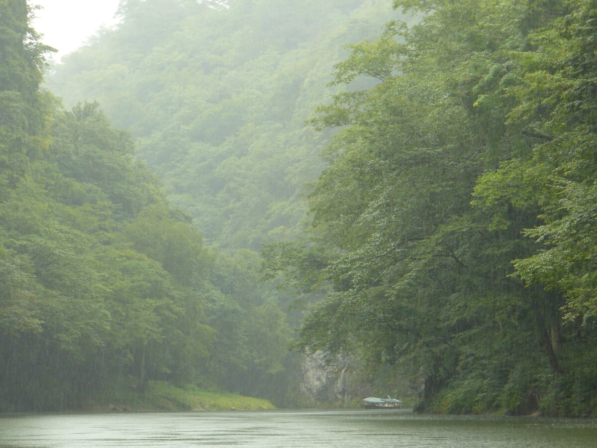 猊鼻渓舟下りの写真1