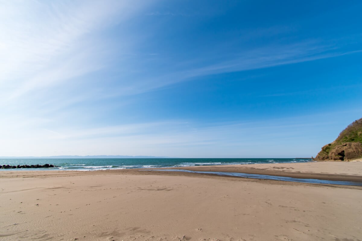 間瀬下山海水浴場の写真1