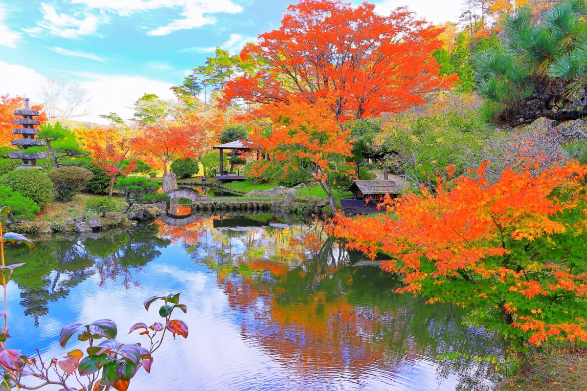 天守閣自然公園 小屋館跡庭園の写真1