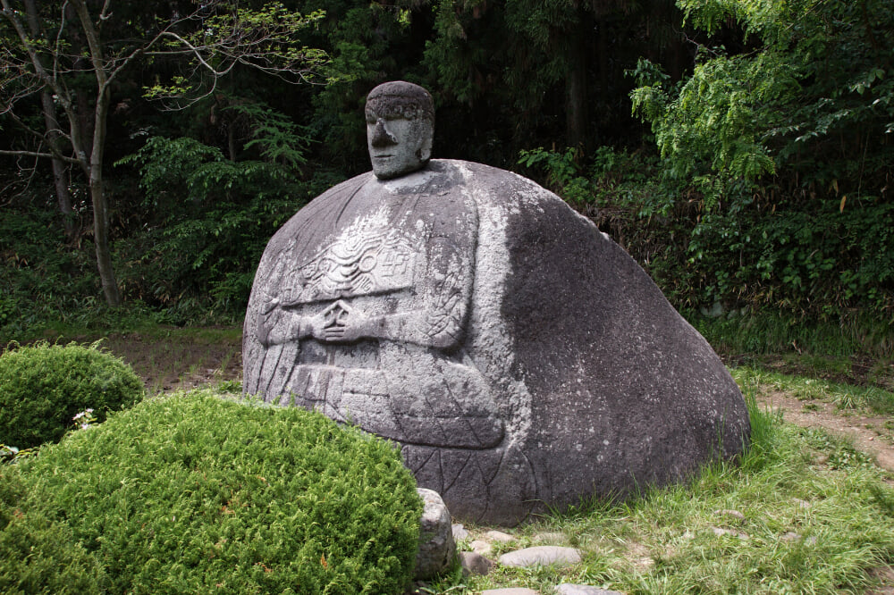 万治の石仏の写真1