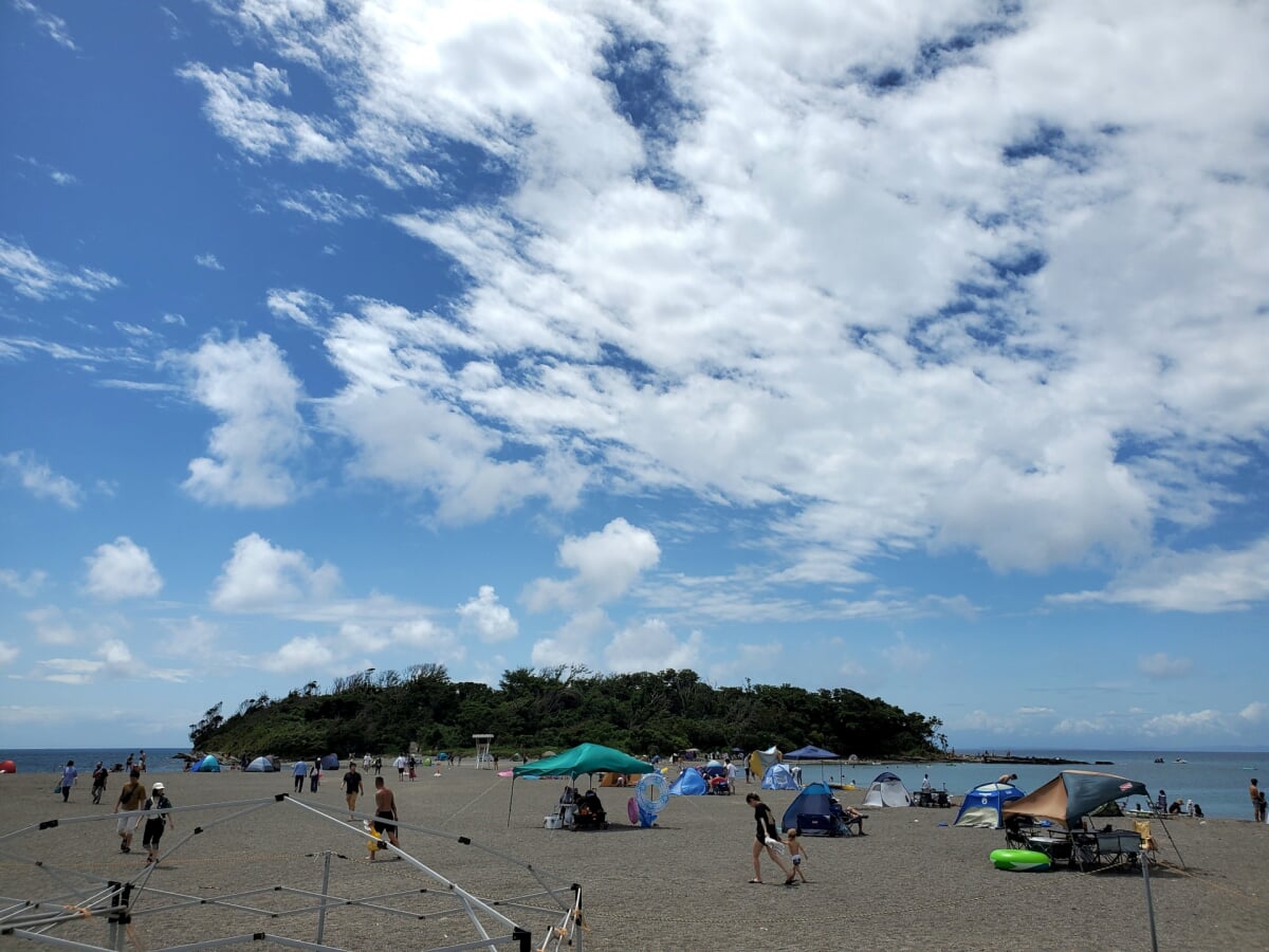 沖ノ島海水浴場の写真1