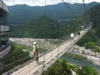 谷瀬の吊り橋