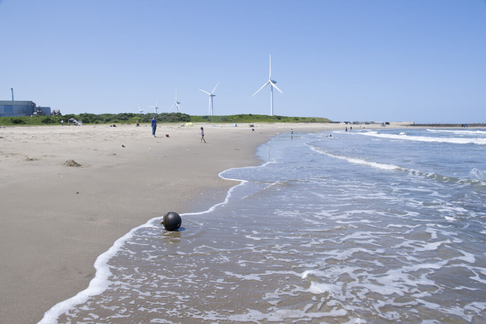 日川浜海水浴場の写真1