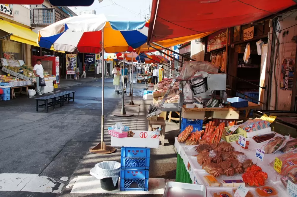 函館朝市の写真1