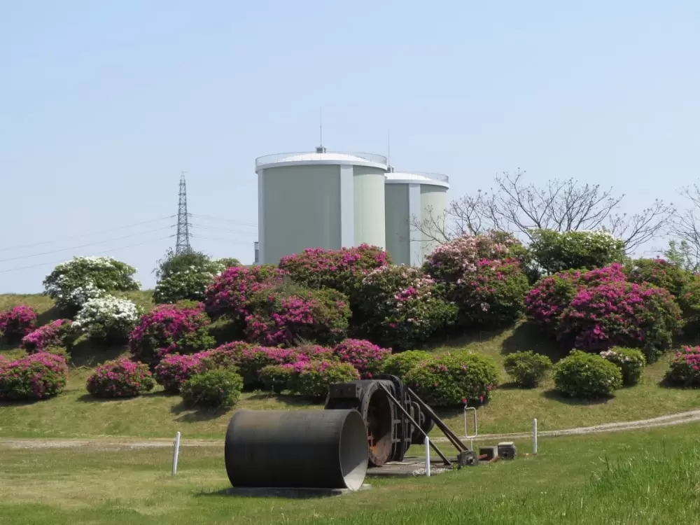 浅香山浄水場の写真1