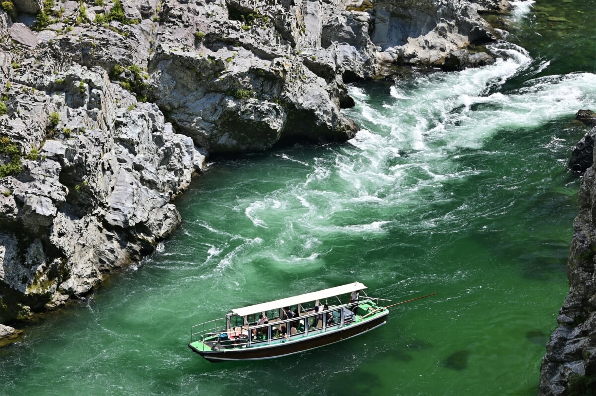 大歩危峡観光遊覧船の写真2