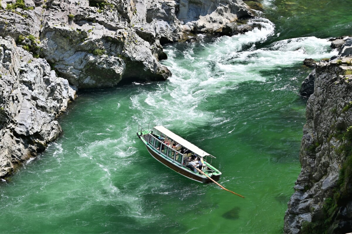 大歩危峡観光遊覧船の写真5