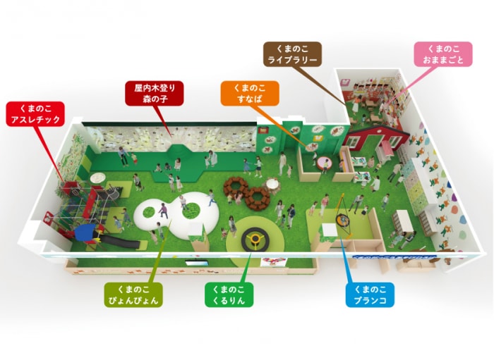 くまのがっこうあそびひろばの写真3