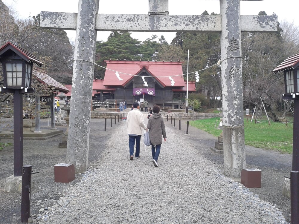 松前神社の写真1