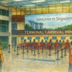シンガポールの入国審査｜赤ちゃん連れの優先レーンと使い方