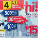 シンガポール、チャンギ空港で$15のSIMカード購入と設定方法