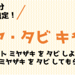 宮崎県民割「ジモ・ミヤ・タビ キャンペーン」概要と予約/利用方法